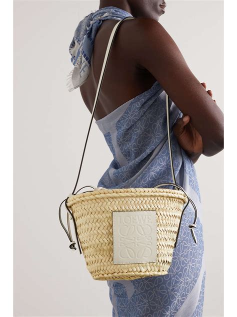 loewe bucket bag dupe|loewe medium raffia basket bag.